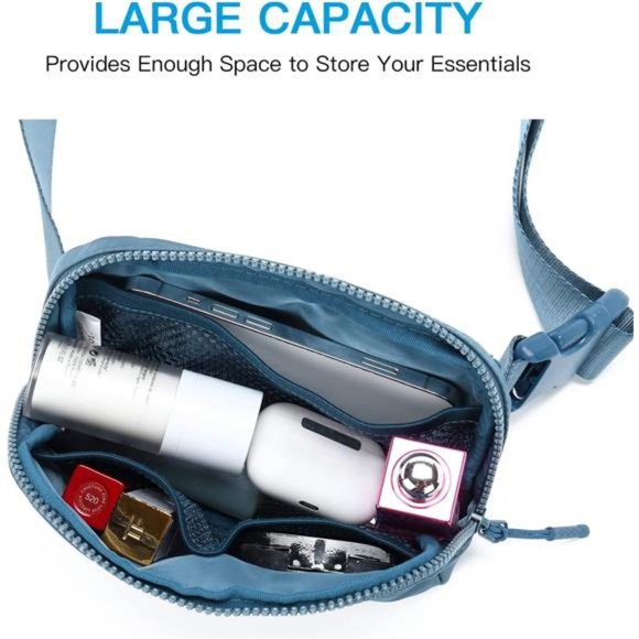 Belt Bag for Women Men Blue - Picture 3 of 6